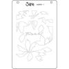 Sizzix A6 Stencil 4PK A Wreath in Time by Stacey Park