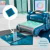 Sizzix Accessory Cutting Pads, 1 Pair (Teal w/Glitter)