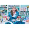 Sizzix Accessory Cutting Pads, 1 Pair (Teal w/Glitter)