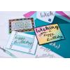 Sizzix Thinlits Die Set 14PK Take Two’s, Wish Sentiment by Stacey Park