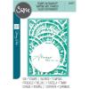 Sizzix A5 Clear Stamps 7PK w/Framelits Die Creative Coordinations, Radiance by Stacey Park