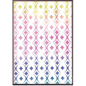 Sizzix A5 Stencil – Cosmopolitan, Uptown Adornment by Stacey Park
