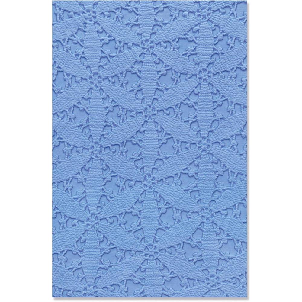 image:imageSizzix 3D Textured Impressions Embossing Folder Tablecloth by Eileen Hull