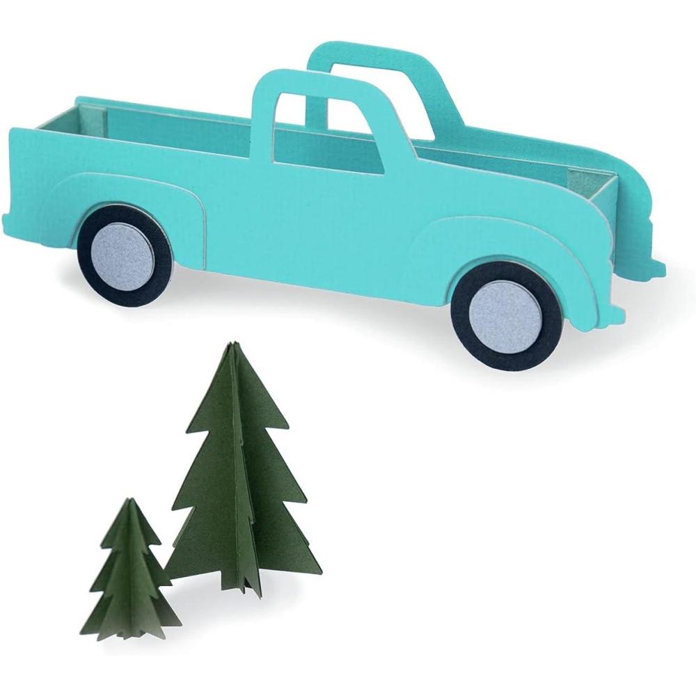 image:imageSizzix ScoreBoards XL Die Box Vintage Truck by Eileen Hull 665328
