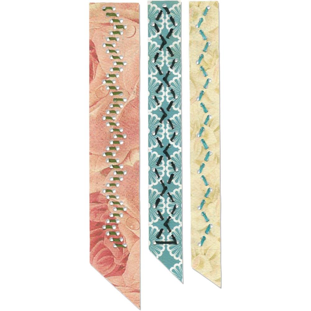 image:imageSizzix Thinlits 3 Die Set Chevron Stitchlits by Eileen Hull