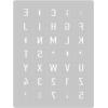Sizzix Thinlits Die By Eileen Hull-Tile Alphanumeric 666043