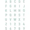 Sizzix Thinlits Die By Eileen Hull-Tile Alphanumeric 666043