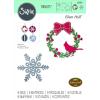 Sizzix Thinlits Die Set 9PK – Wreath & Snowflake by Eileen Hull, 665326