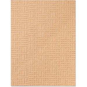 Sizzx 3-D Textured Impressions Embossing Folder Woven Leather by Eileen Hull | 665916 | Chapter 3 2022