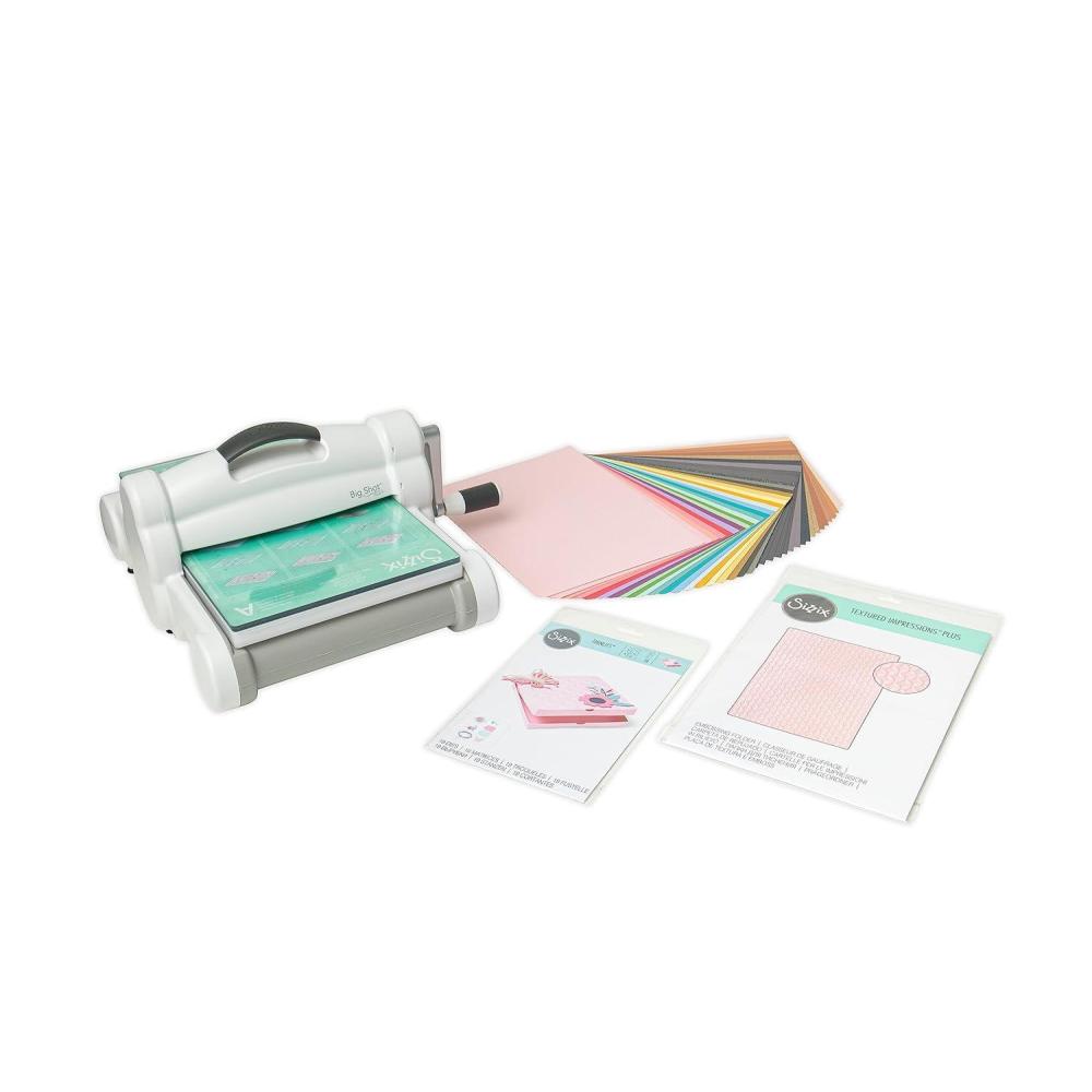 image:imageSizzix Big Shot Plus Starter Kit 9 WhiteGreyBig Shot Plus Starter Kit