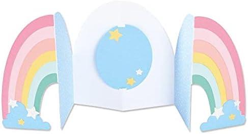 image:imageSizzix THINLITS Dies RAINB One Size Card Rainbow FoldALong