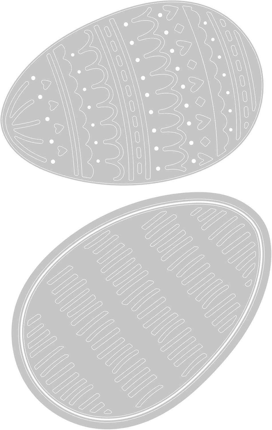 image:imageSizzix Thinlits Die 665075 Decorative Eggs by Jennifer Ogborn 3 Pack Multicolor