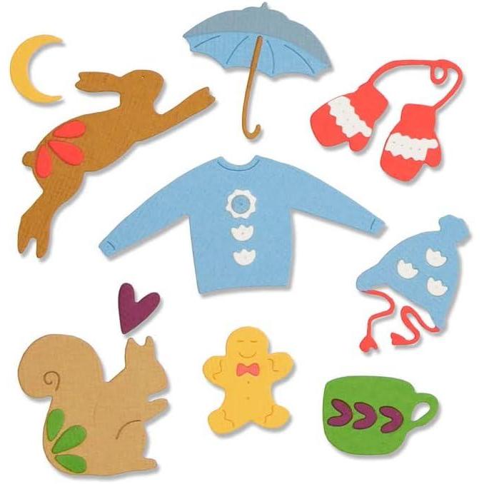 image:imageSizzix Christmas Elements Thinlits Die Set 10 Pack Multiple Sizes usoneWinter Elements