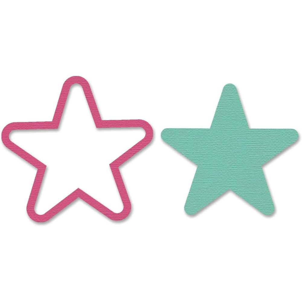 image:imageSizzix Framelits Die Set 2PK Star 665250 Multicolor
