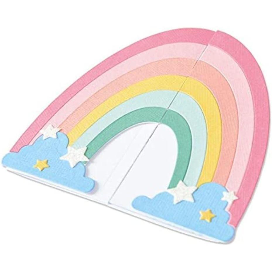 image:imageSizzix THINLITS Dies RAINB One Size Card Rainbow FoldALong