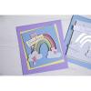 ELLISON SIZZIX FRAMELIT/STMP RBOW Joy, Multicolor