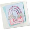 ELLISON SIZZIX FRAMELIT/STMP RBOW Joy, Multicolor
