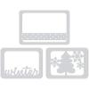 Sizzix, Christmas Elements, Thinlits Die Set , 10 Pack, Multiple Sizes, us:one(Winter)