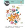Sizzix Thinlits Die Set – Fabulous Bold Florals(Silver)