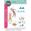 Sizzix Thinlits Die Set – Synchronized Swimmers #2 by Catherine Pooler