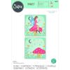 Sizzix Thinlits Die Set 13PK Fairy Scene by Lisa Jones | 666018 | Chapter 4 2022 Wafer, Grey