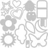Sizzix Thinlits Die Set 16PK Basic Shapes by Debi Potter, 665185