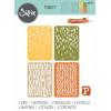 Sizzix Thinlits Die Set 4PK Infinite Doodles #2 | 666524 | Metal, Wafer-Thin Cutting Dies for Scrapbooking, Embossing, Journalling, Silver