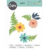 Sizzix Thinlits Die Set Flowers & Fern, Multicolor, One Size
