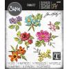 Sizzix Thinlits Dies by Tim Holtz 14/Pkg – Brushstroke Flowers Mini