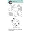 Sizzix Framelits Die Set 7PK w/Stamps Big Hugs by Olivia Rose, 665831, Multicolor