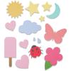 Sizzix Thinlits Die Set 16PK Basic Shapes by Debi Potter, 665185