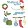 Sizzix Thinlits Die Set 20PK-Christmas Decorations, 664702, One Size, Multicolor