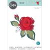 SIZZIX ELLISON THINLITS Dies LAYRD, Layered Rose