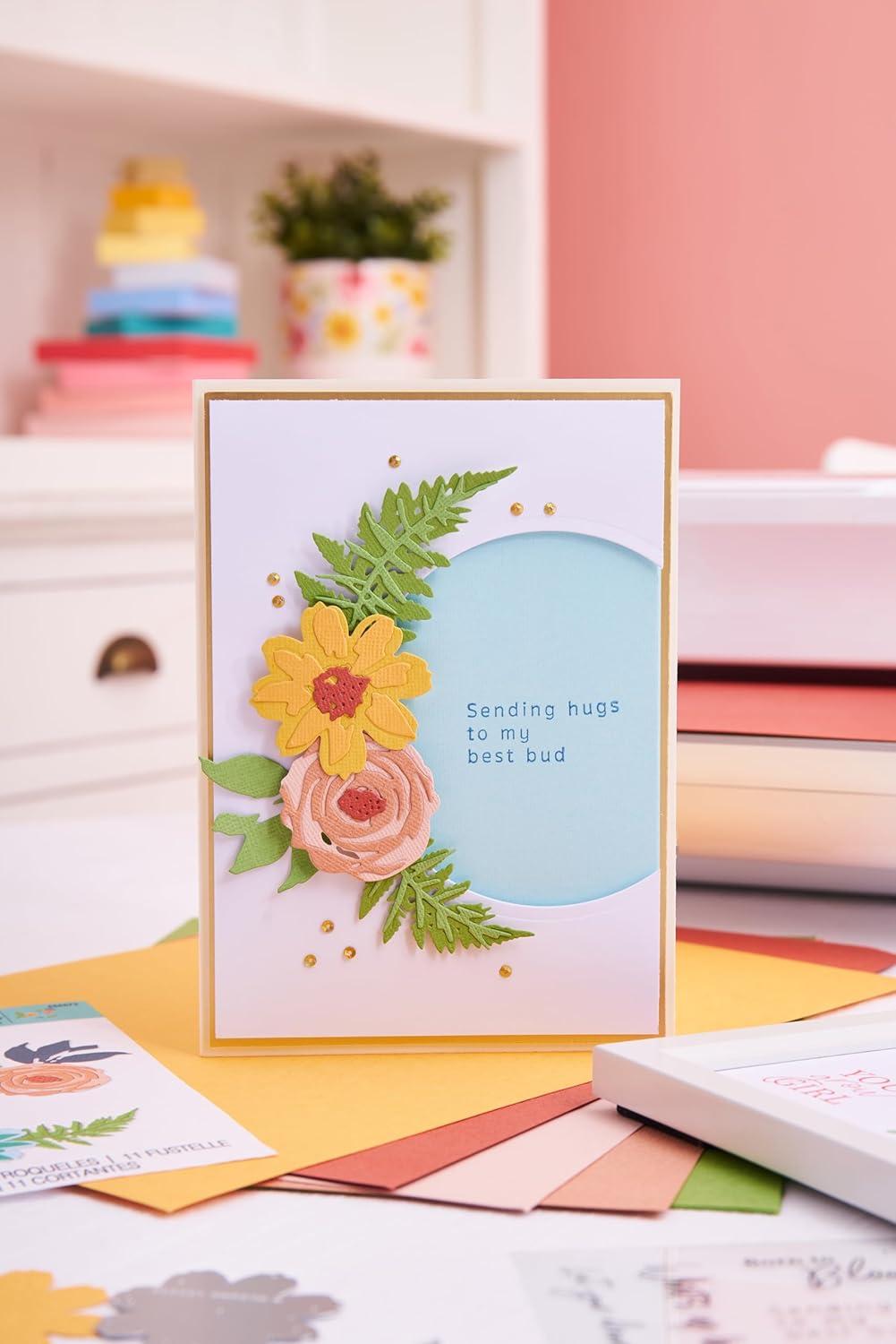 image:imageSizzix Clear Stamps Set Born to Bloom Multicolor One Size