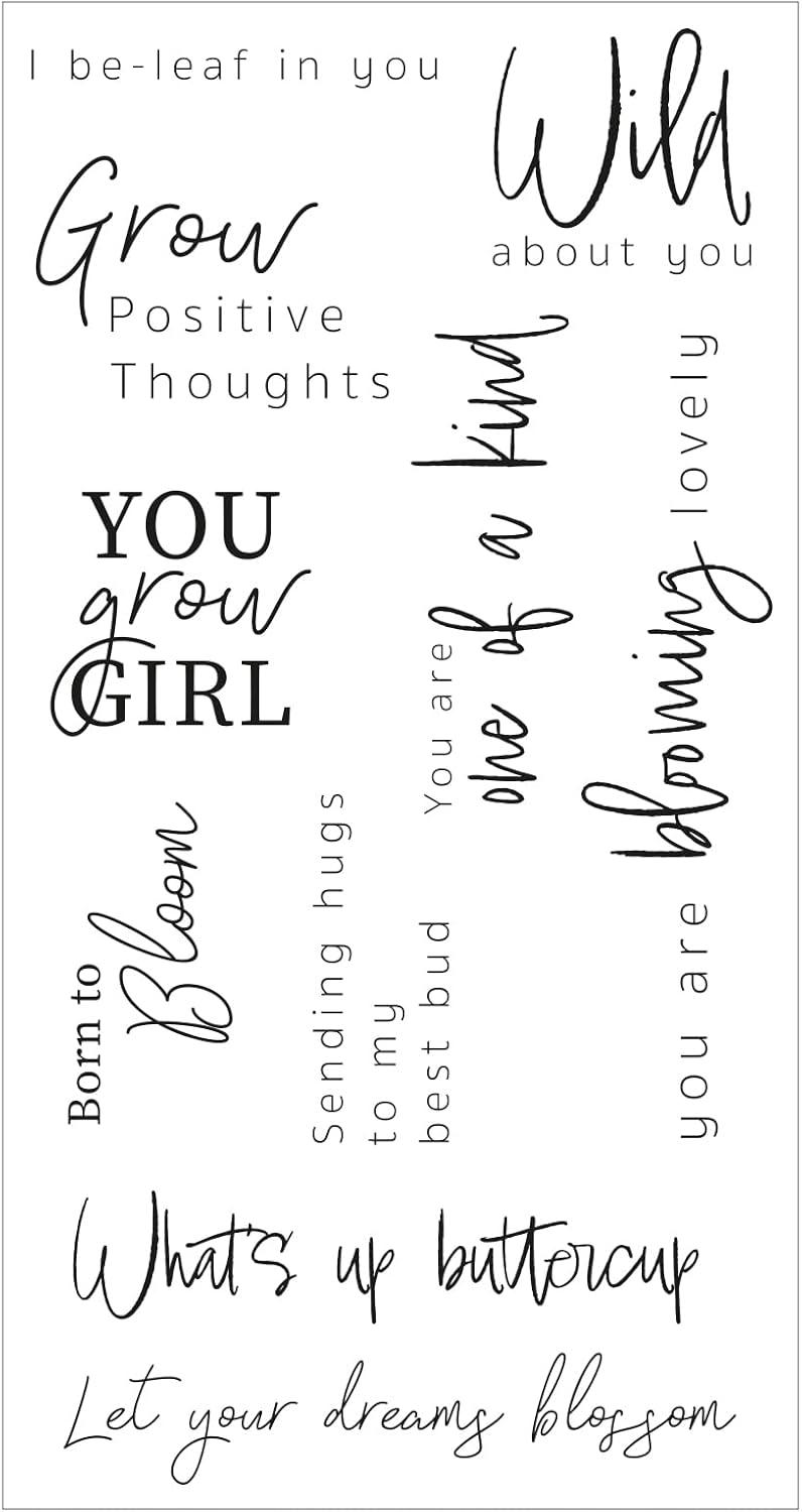 image:imageSizzix Clear Stamps Set Born to Bloom Multicolor One Size