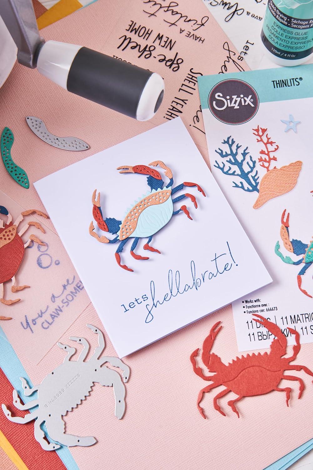 image:imageSizzix Clear Stamps Set Seas The Day Multicolor One Size