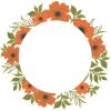 Sizzix Clear Layered Stamps – Botanic Wreath