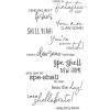 Sizzix Clear Stamps Set Seas The Day, Multicolor, One Size