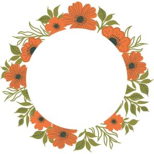 Sizzix Clear Layered Stamps – Botanic Wreath
