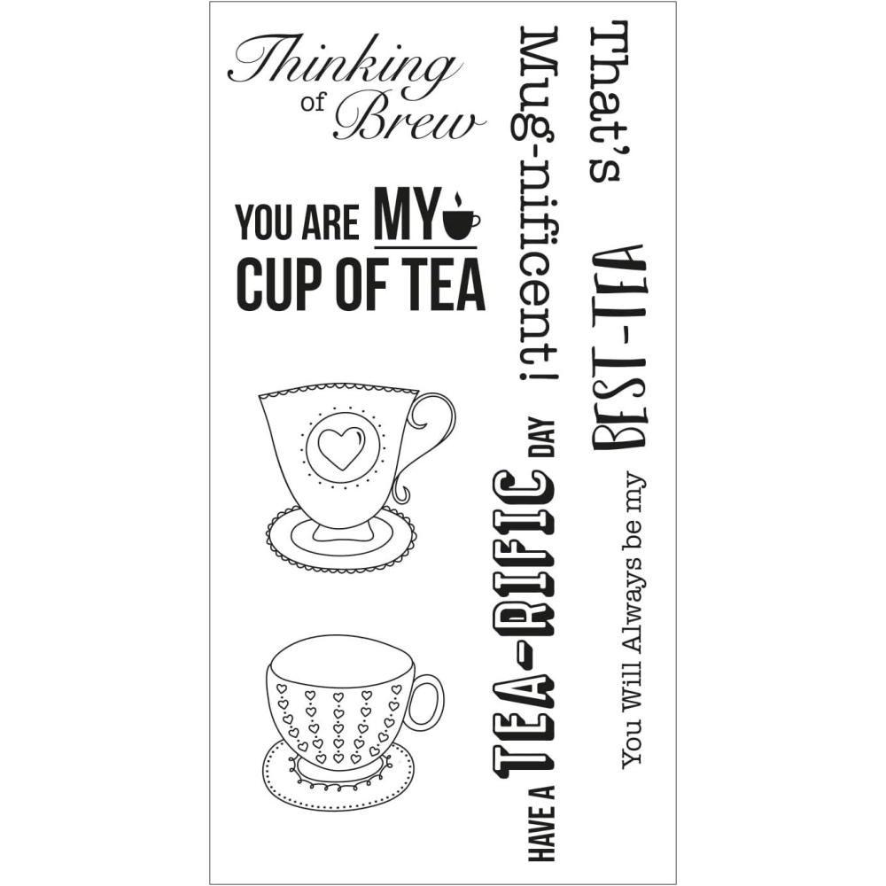 image:imageSizzix Layered Clear Craft Card Making 7PK Tearific by Jennifer Ogborn 666033 Chapter 4 2022 Stamps One Size Grey
