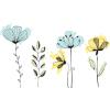 Sizzix 14PK Clear Stamps Set Watercolor Flowers by Olivia Rose, 665836, Multicolor