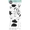 Sizzix 14PK Clear Stamps Set Watercolor Flowers by Olivia Rose, 665836, Multicolor