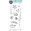 Sizzix Clear Stamps 10PK Winter Sentiments by Jennifer Ogborn | 665977 | Chapter 3 2022, Multicolor