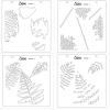 Sizzix Layered Stencil Fern, Multicolor, One Size
