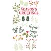 Sizzix Clear Stamps Set Happy Holly Days by Catherine Pooler
