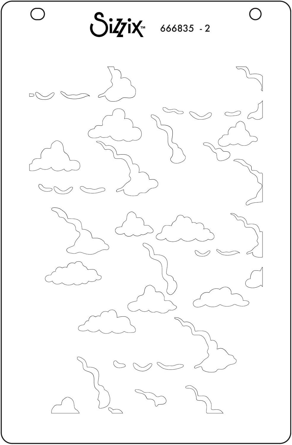 image:imageSizzix A6 Layered Stencils 4PK In the Clouds by Catherine Pooler