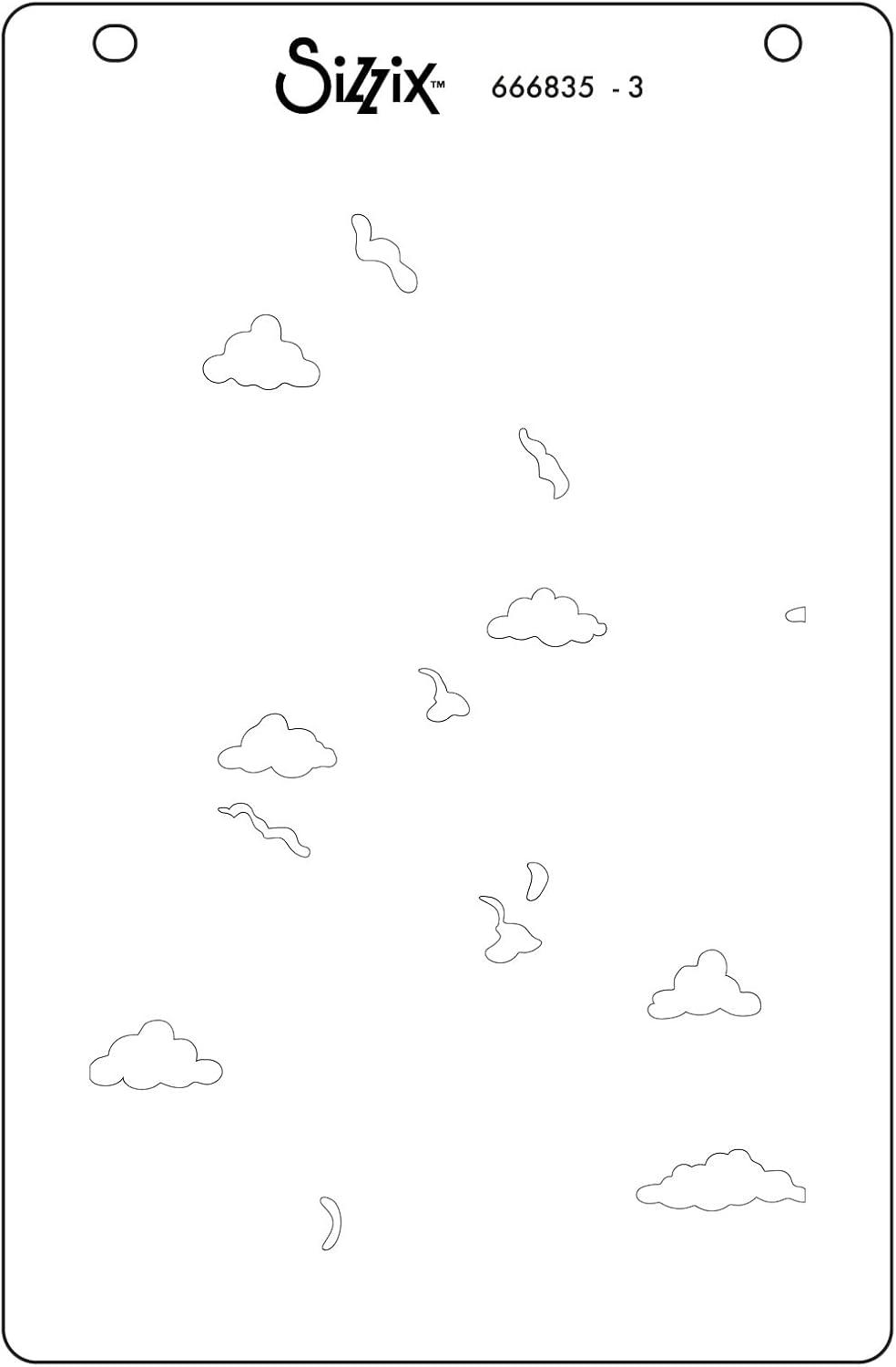 image:imageSizzix A6 Layered Stencils 4PK In the Clouds by Catherine Pooler