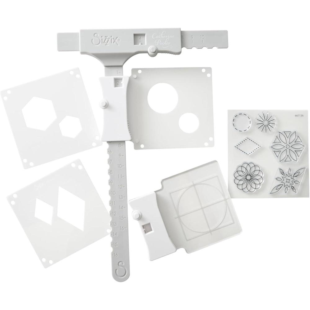 image:imageSizzix Print and Pattern Starter Kit Stencil amp Stamp Tool Accessory