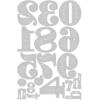 Sizzix Thinlits Die Set Folk Numbers by Catherine Pooler