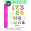 Sizzix Thinlits Die Set Folk Numbers by Catherine Pooler